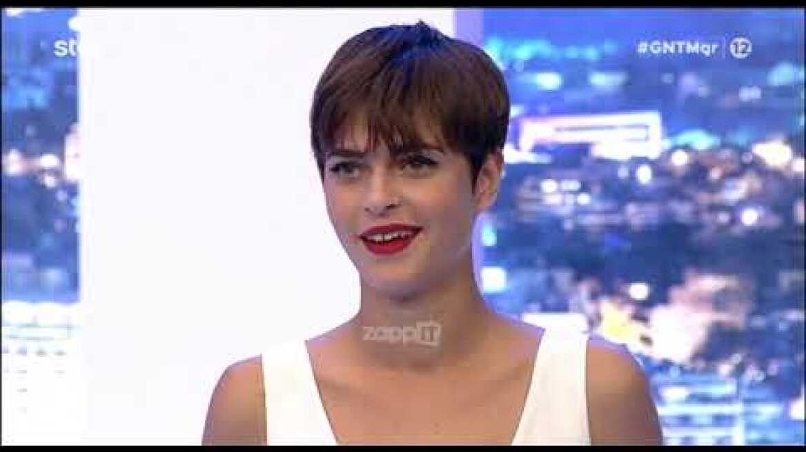 GNTM: Με αβυσσαλέο ντεκολτέ η Ηλιάνα Παπαγεωργίου στο πλατό