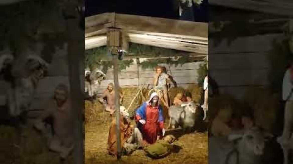 Εντυπωσιακή φάτνη στη Θεσσαλονίκη