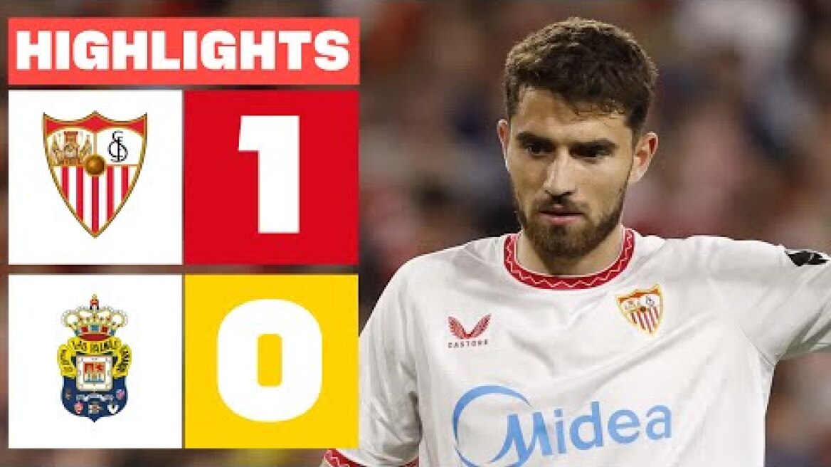 SEVILLA FC 1 - 0 UD LAS PALMAS I RESUMEN LALIGA EA SPORTS