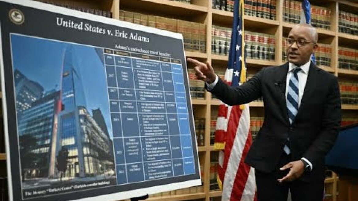 Prosecutors Say NYC Mayor Adams Took Illegal Gifts From Turkish Nationals
