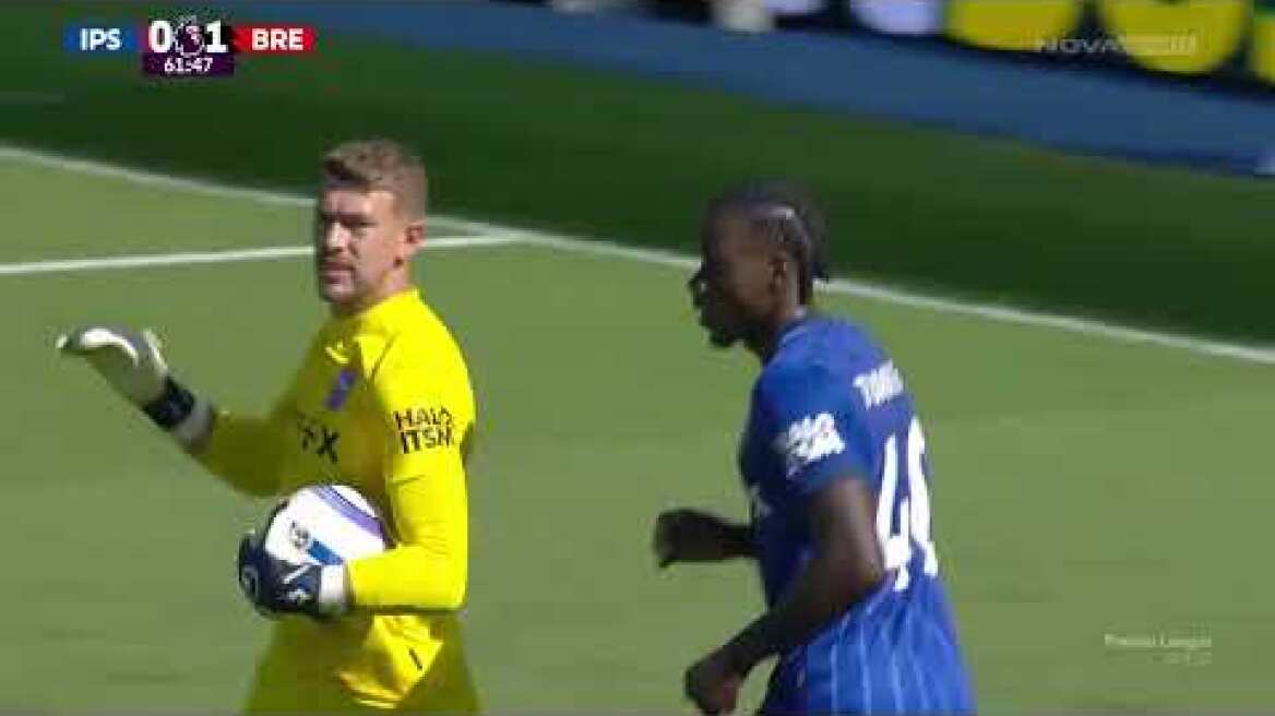 Ίπσουιτς - Μπρέντφορντ: 0-1 (MD 36, 10/05/2025)