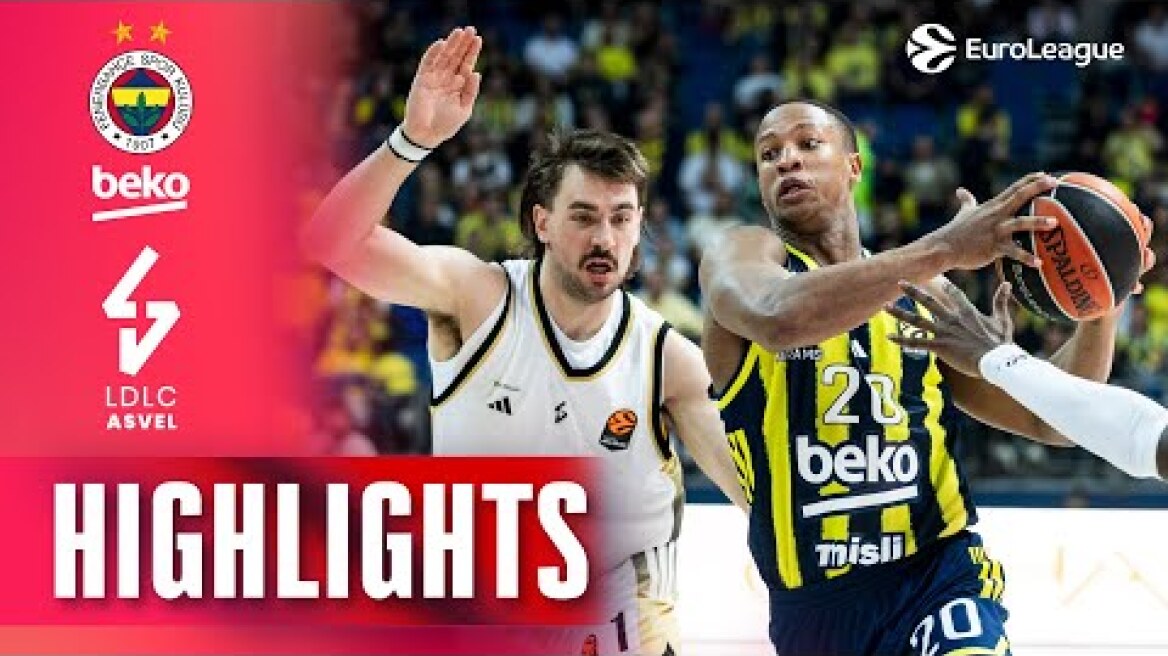 Euroleague: Έπιασε ξανά κορυφή η Χαποέλ, διπλό με ανατροπή για τη Μονακό, νίκες για Μπασκόνια, Μπάγερν και Φενέρ Rhythm Returns to Ulker | Fenerbahce - ASVEL | R9 EUROLEAGUE BASKETBALL 2025-26