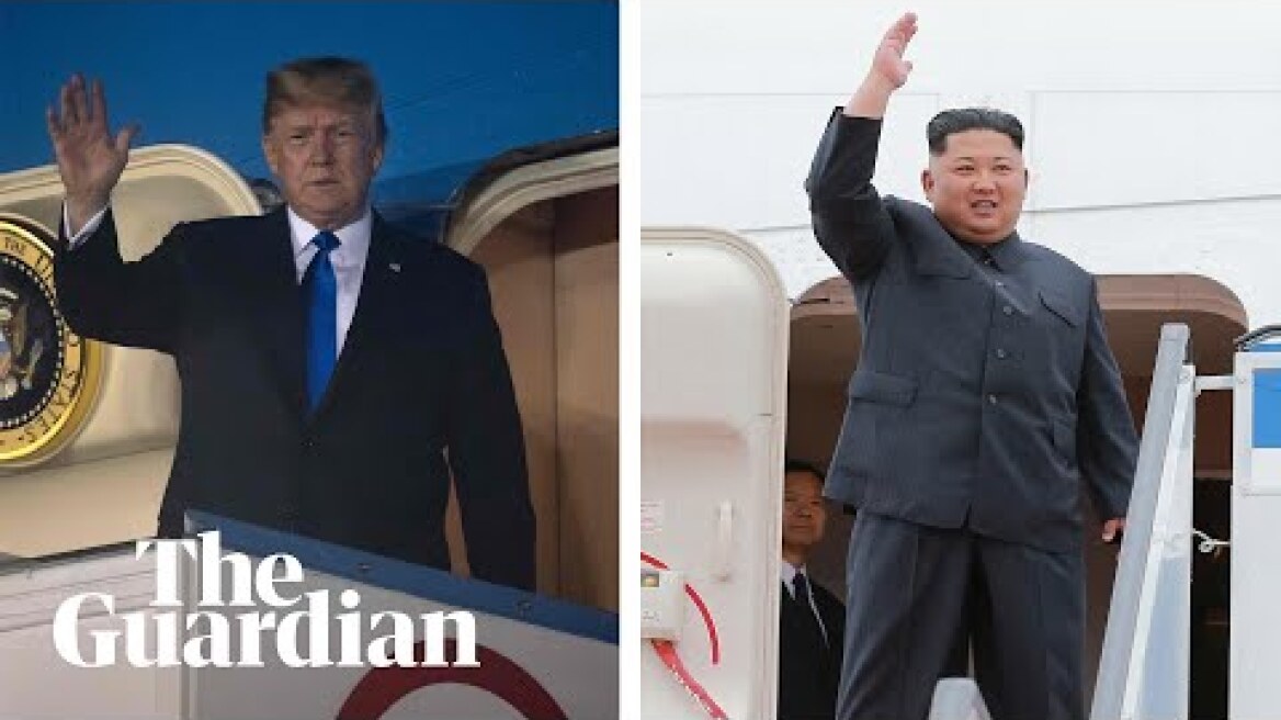 North Korea summit: Trump and Kim arrive in Singapore