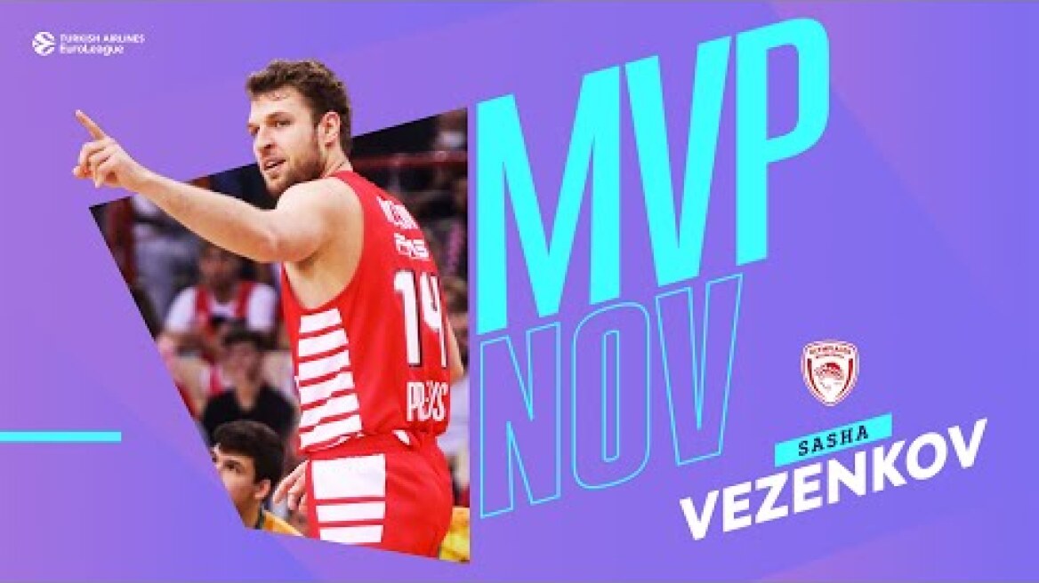 Sasha Vezenkov | November MVP | Turkish Airlines EuroLeague