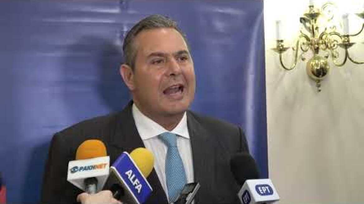 Καμμένος: Να αναβληθεί η συζήτηση για την ψήφο εμπιστοσύνης λόγω Τουρκίας