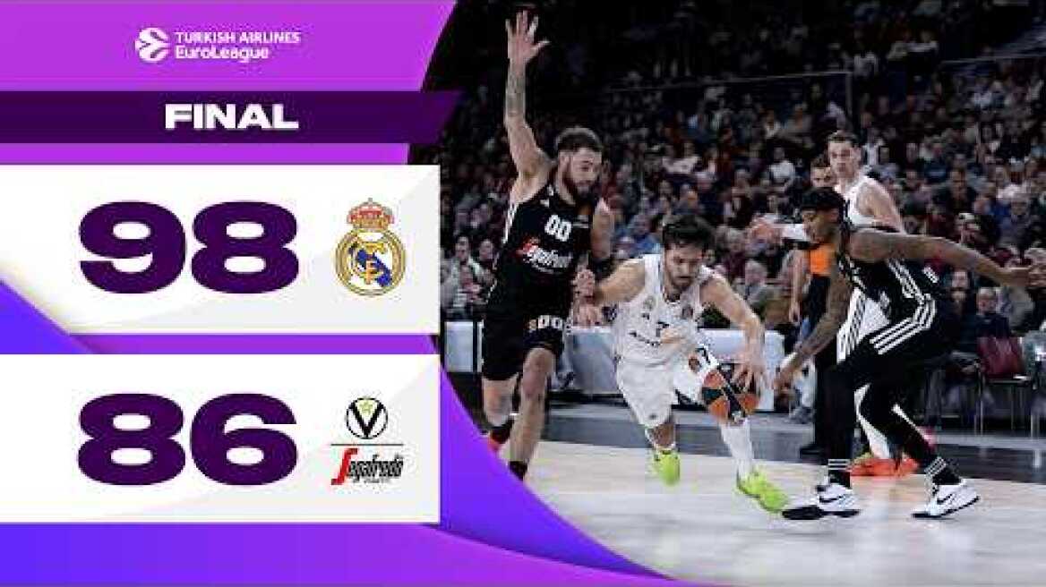 Real Madrid-Virtus Segafredo Bologna | RS Round 9 Highlights | 2024-25 Turkish Airlines EuroLeague