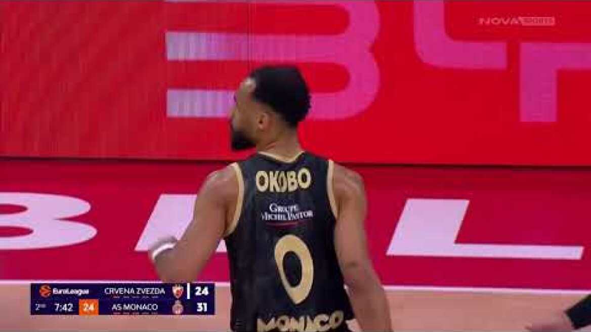 Euroleague: Βασιλιάς στη Μαδρίτη ο Παναθηναϊκός, έπιασε κορυφή ο Ερυθρός Αστέρας, ήττα για την Χαποέλ Ερυθρός Αστέρας – Μονακό: 91-79 (MD 11, 13/11/25)