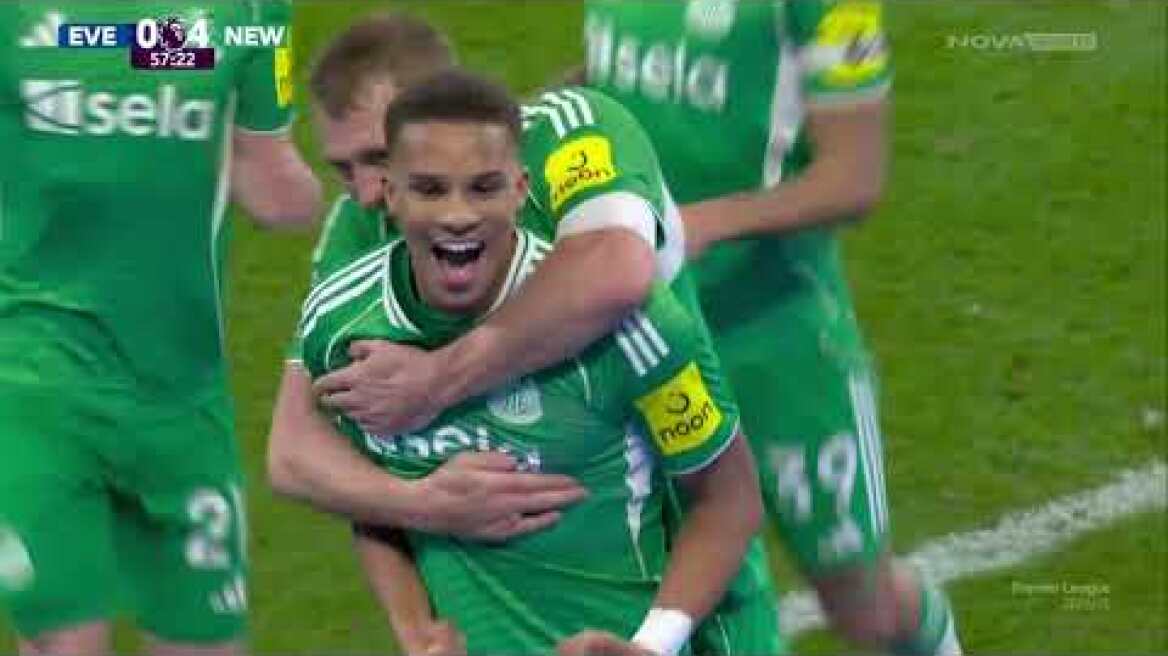 Έβερτον – Νιουκάστλ: 1-4 (MD 13, 29/11/25)