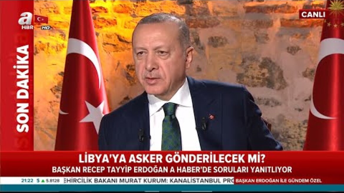 Başkan Erdoğan'dan Flaş Libya Açıklaması! / A Haber