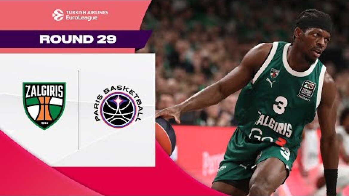 Francisco’s Jumper Seals the Win | Zalgiris – Paris | BASKETBALL HIGHLIGHTS R29 2024-25