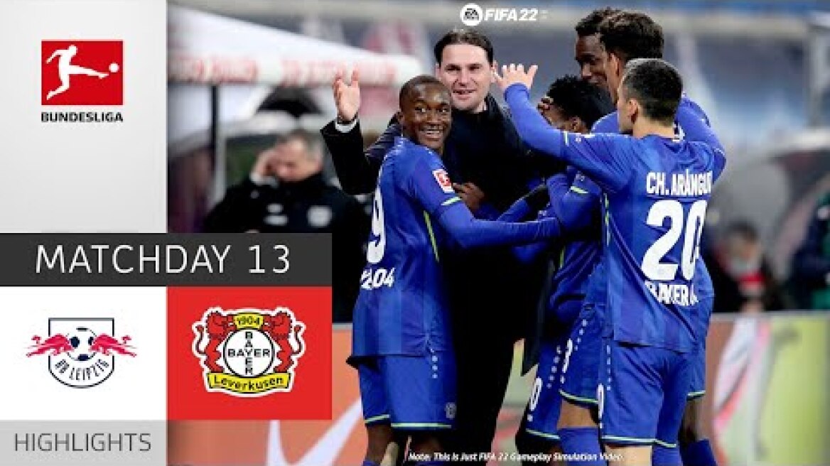 RB Leipzig vs Bayer 04 Leverkusen 1-3 | Highlights | Matchday 13 – Bundesliga 2021/22