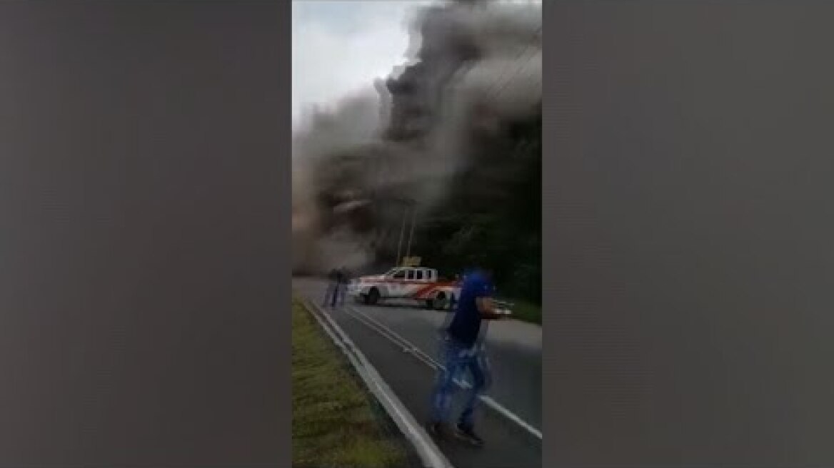 Raw: Guatemala Volcano Kills Dozens