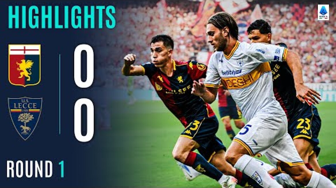 GENOA-LECCE 0-0 | HIGHLIGHTS | Stalemate at the Marassi | Serie A 2025/26