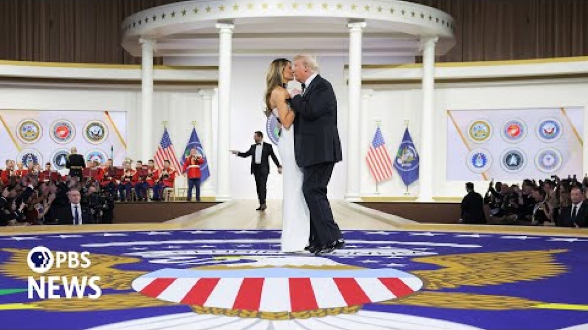 WATCH: President Donald Trump and first lady Melania Trump dance at Commander-in-Chief Ball