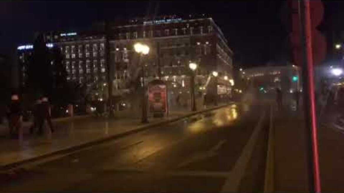 Επισόδια στην συγκέντρωση των αντιεμβολιαστών