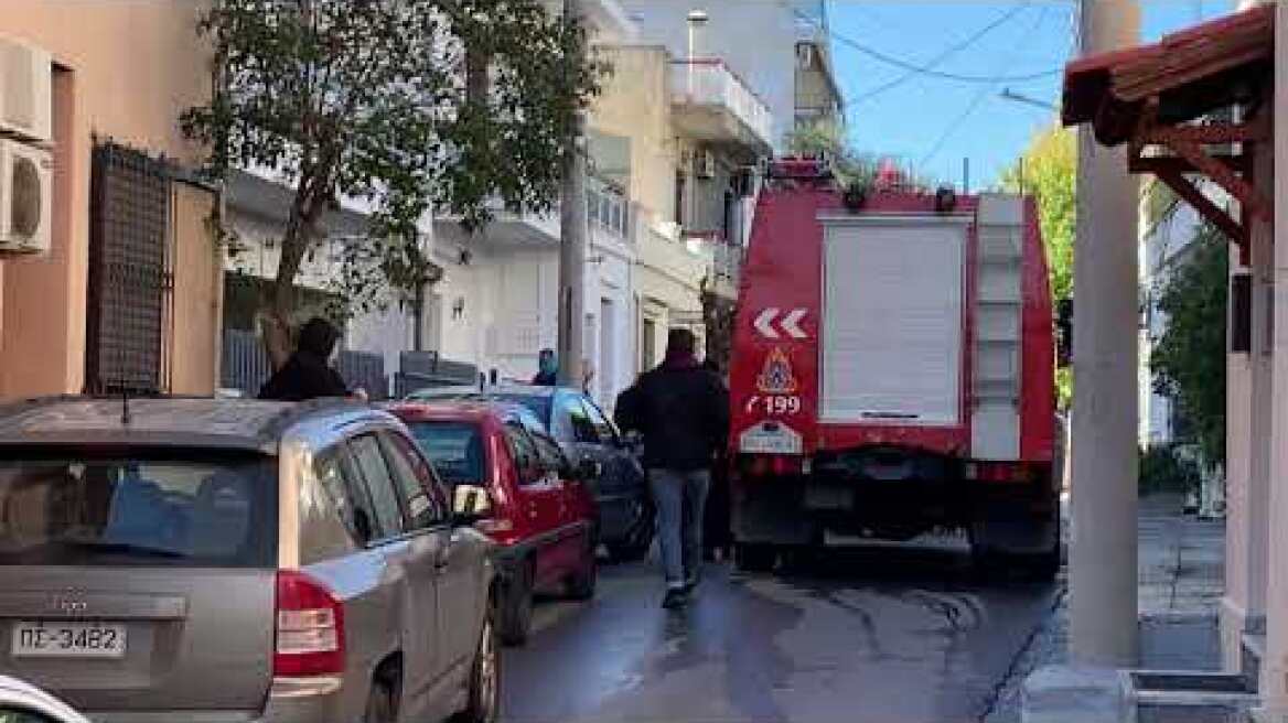 Βίντεο από το σημείο της φωτιας