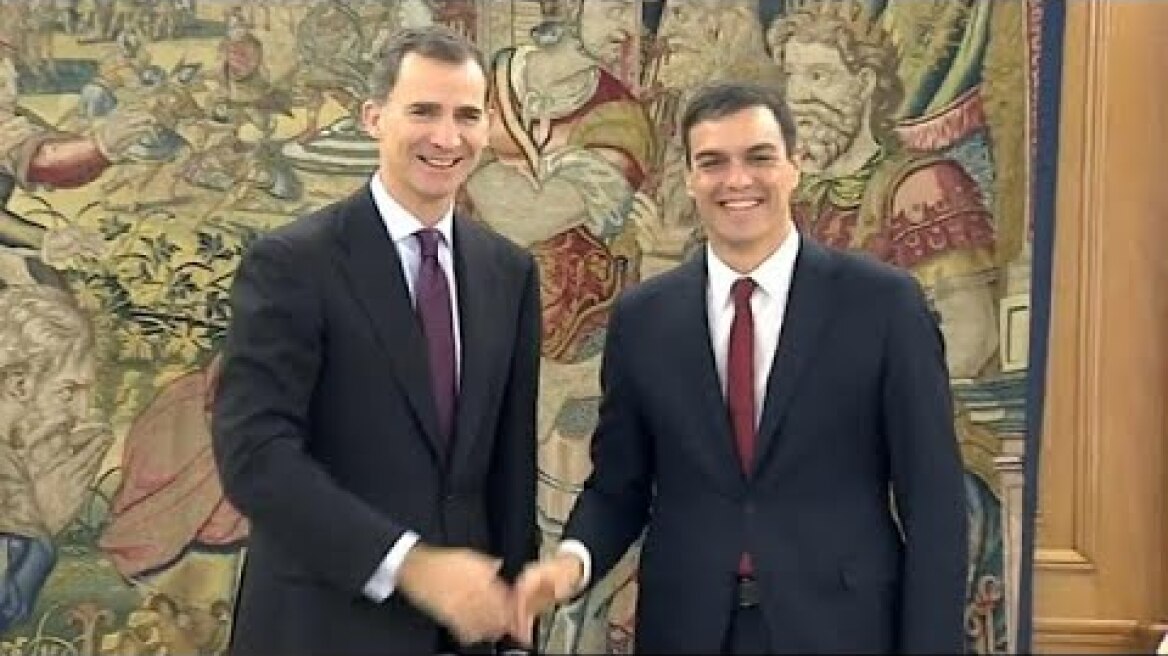 Pedro Sánchez promete el cargo como presidente del Gobierno