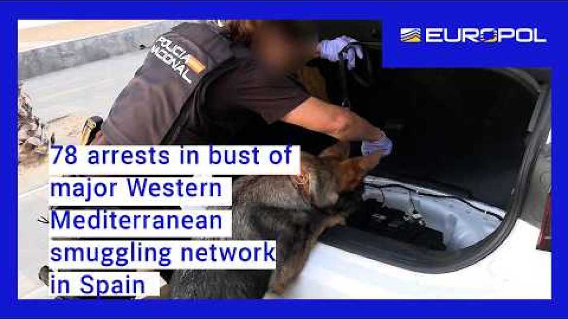 78 arrests in bust of major Western Mediterranean smuggling network in Spain