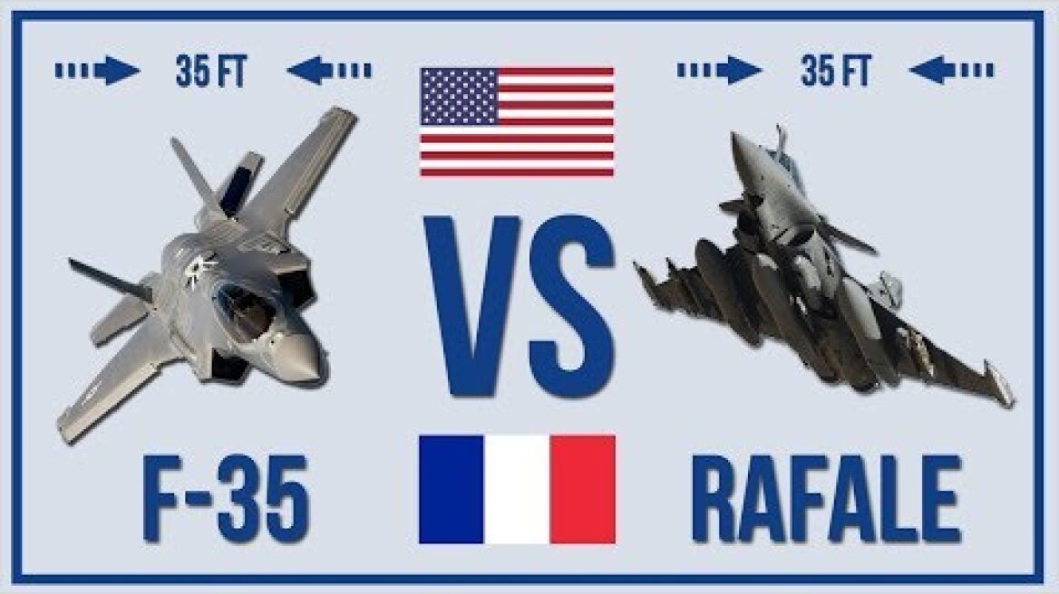American F 35 vs French Rafale - Which would win?