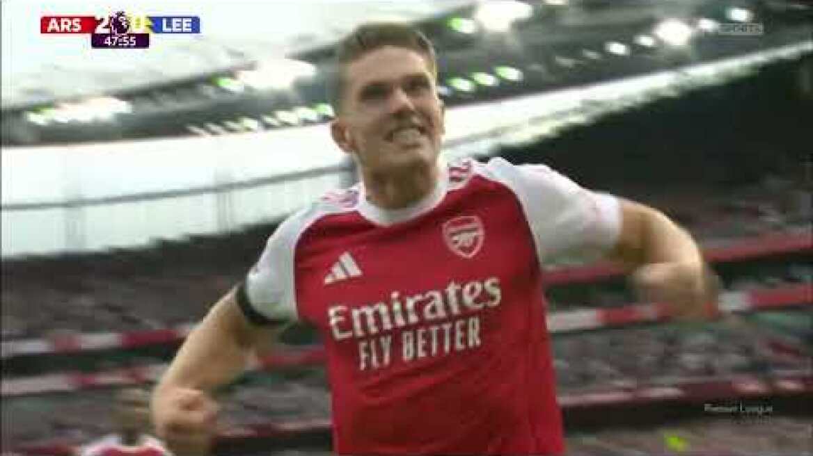 Άρσεναλ - Λιντς: 5-0 (MD2, 23/08/2025)