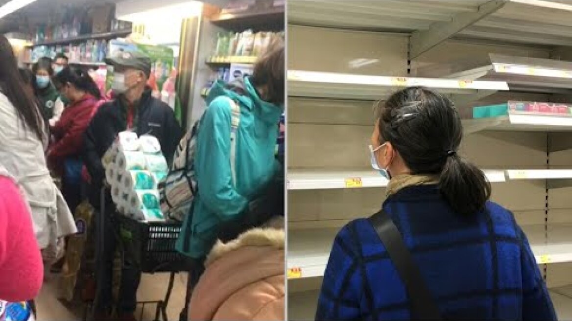 Viral hysteria: Hong Kong panic buying sparks run on toilet paper | AFP