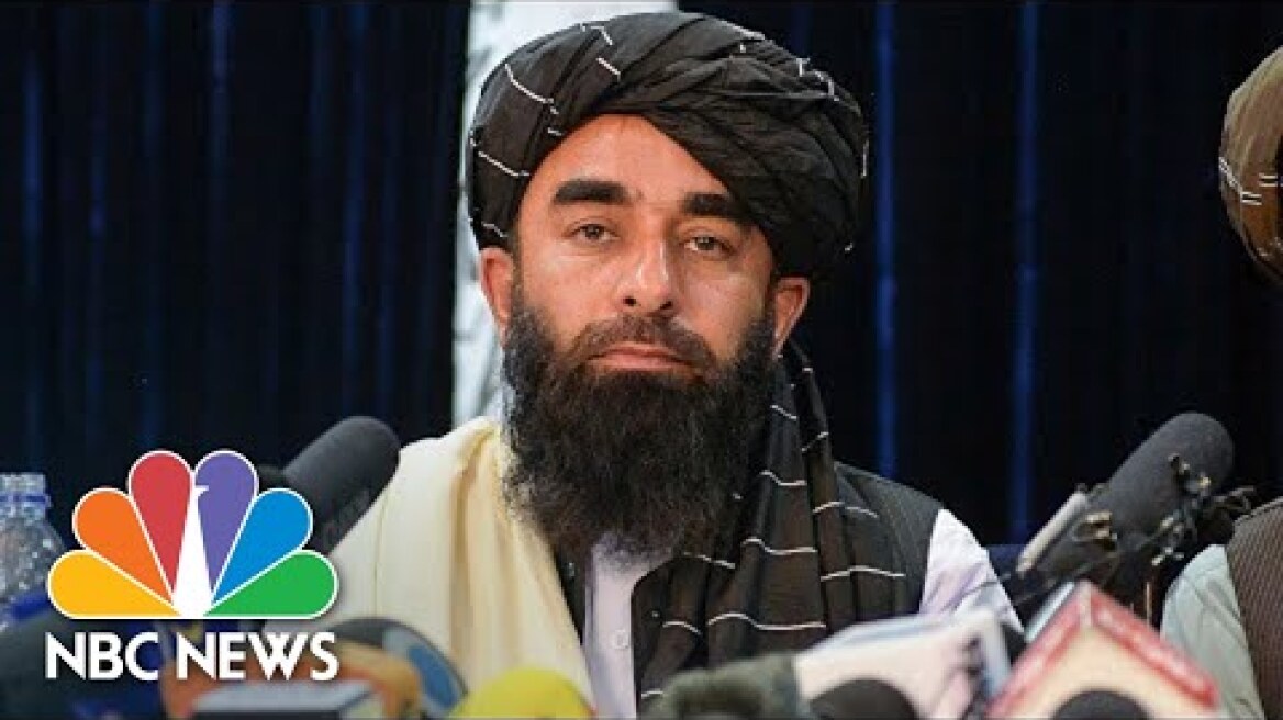 Taliban Hails ‘Emancipation’ Of Afghanistan In First Kabul News Conference
