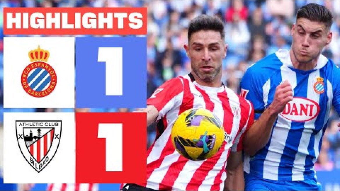 RCD ESPANYOL 1 - 1 ATHLETIC CLUB I RESUMEN LALIGA EA SPORTS