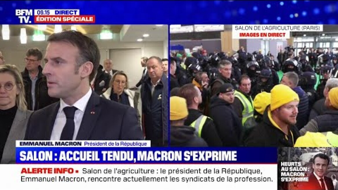 EDITION SPECIALE. Le Salon de l'agriculture ouvre sous tension, en présence d'Emmanuel Macron