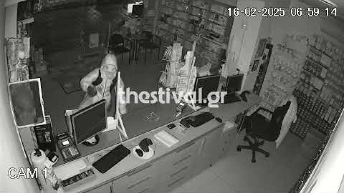 Thestival.gr Διάρρηξη φαρμακείου στη Θεσσαλονίκη