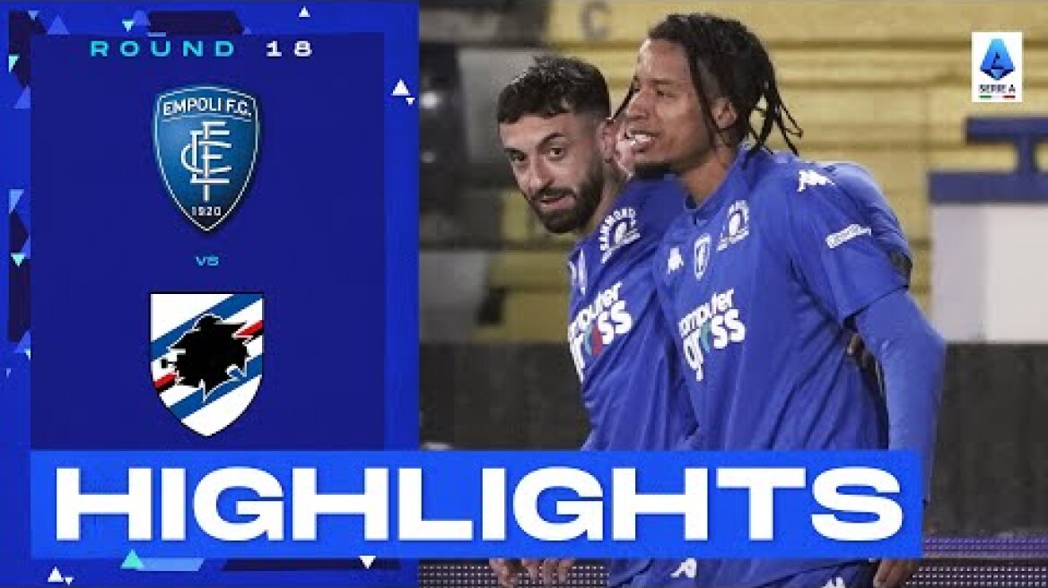 Empoli-Sampdoria 1-0 | Ebuehi secures vital win for Empoli: Goals & Highlights | Serie A 2022/23