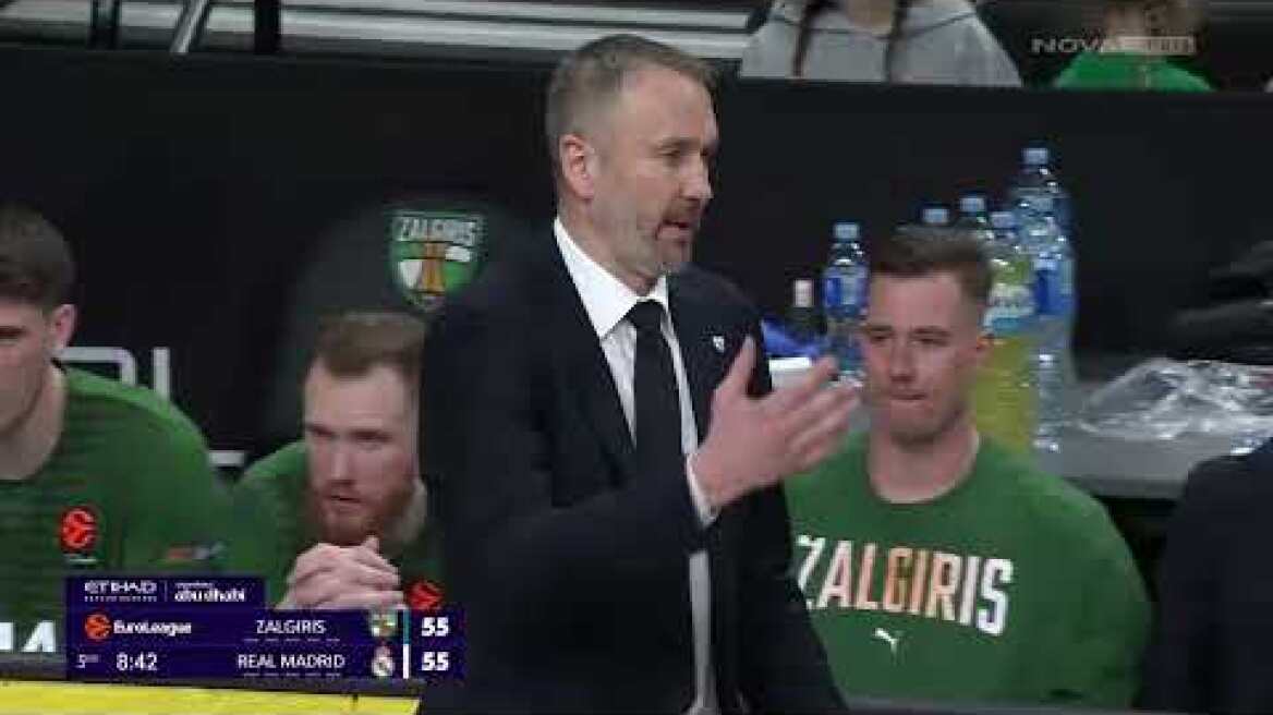 Ζάλγκιρις Κάουνας - Ρεάλ Μαδρίτης: 87-85 (MD 32, 20/03/2026)
