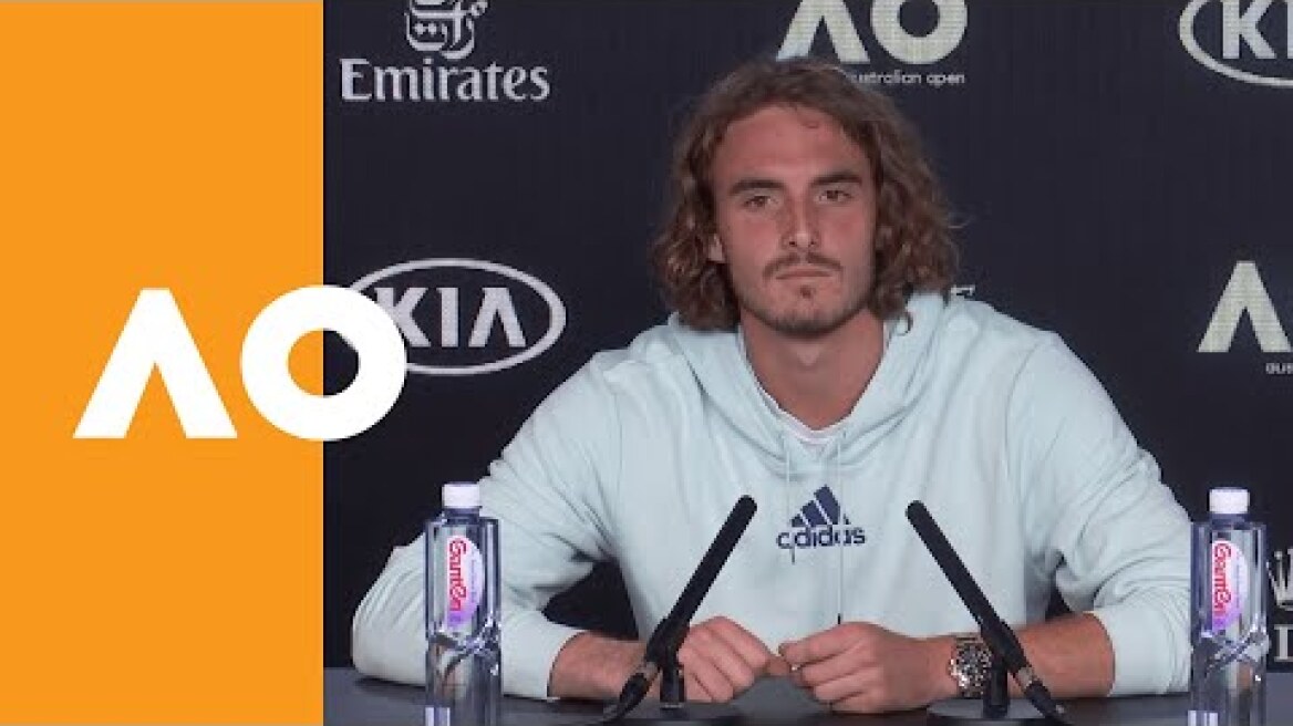 Stefanos Tsitsipas: "It's a strange game of tennis" | Australian Open 2020 Press Conference 3R