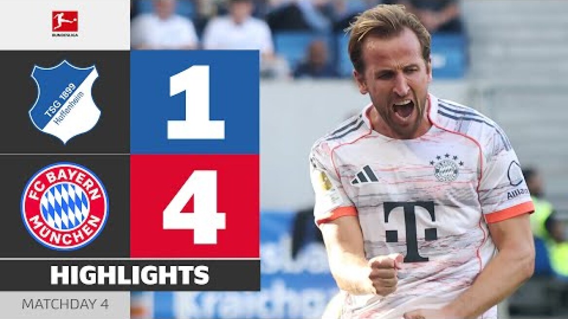 HATTRICK-HERO HARRY KANE! | HOFFENHEIM - FC BAYERN | Highlights | Matchday 4 – Bundesliga 2025/26
