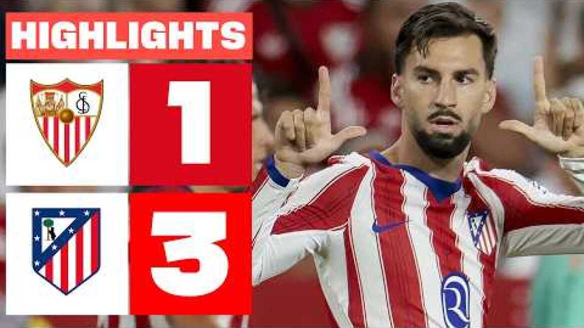 SEVILLA FC 1 - 3 ATLÉTICO DE MADRID | RESUMEN LALIGA EA SPORTS