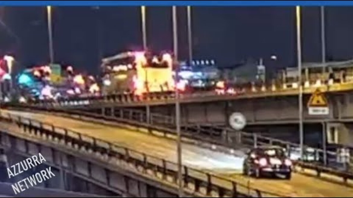 LA TRAGEDIA DI MESTRE: IL MOMENTO IN CUI L'AUTOBUS PRECIPITA RIPRESO DALLE TELECAMERE