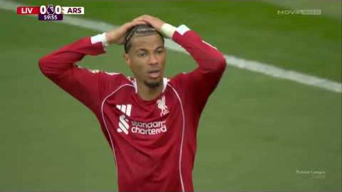 Λίβερπουλ – Άρσεναλ: 1-0 (MD3, 31/08/2025)