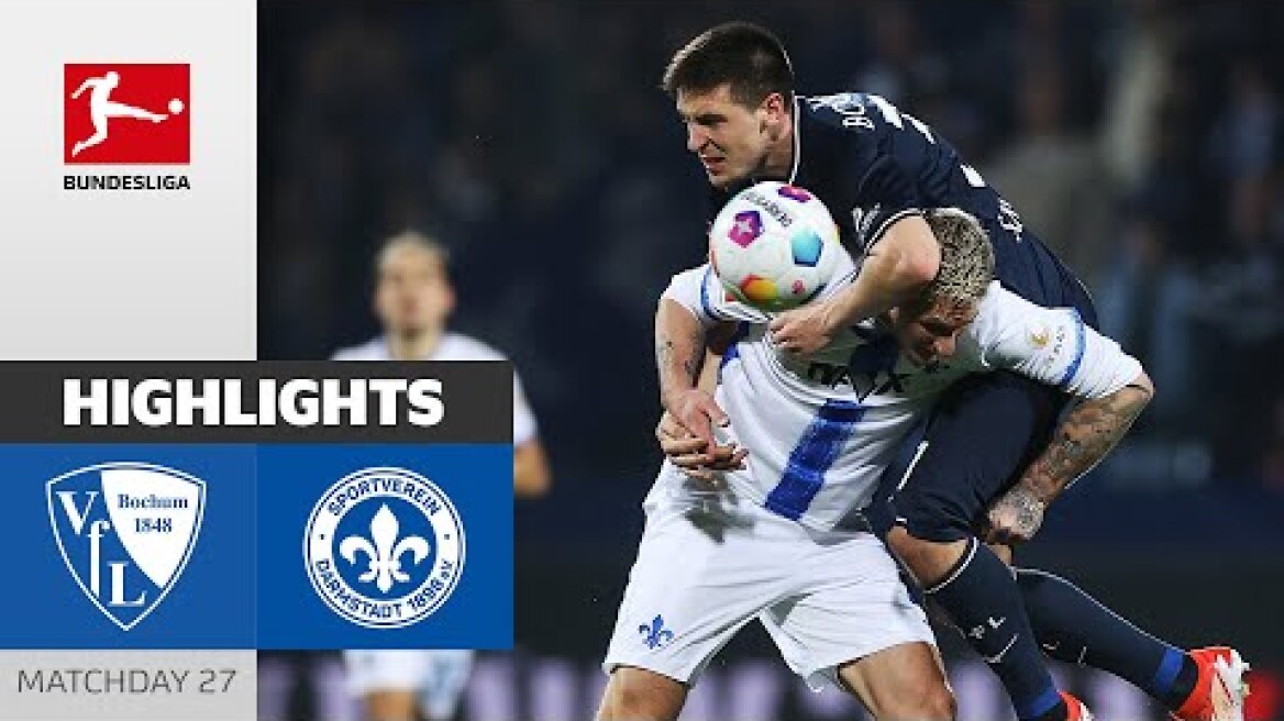 Sunday Clash Ends in Draw! | VfL Bochum - Darmstadt 98 2-2 | Highlights | Matchday 27 – Bundesliga