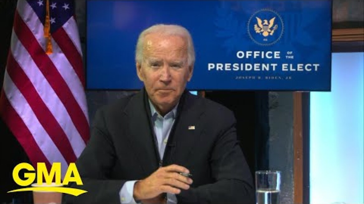 Biden forges ahead with transition plan despite Trump's refusal to concede l GMA