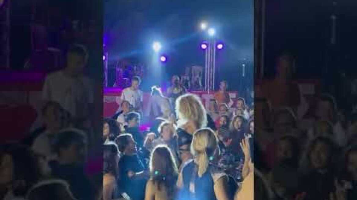 Ο χορός της Αναστασίας Γιούσεφ σε πανηγύρι στην Εύβοια