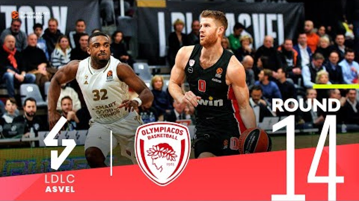 Noua keeps ASVEL in winning mode! | Round 14, Highlights | Turkish Airlines EuroLeague