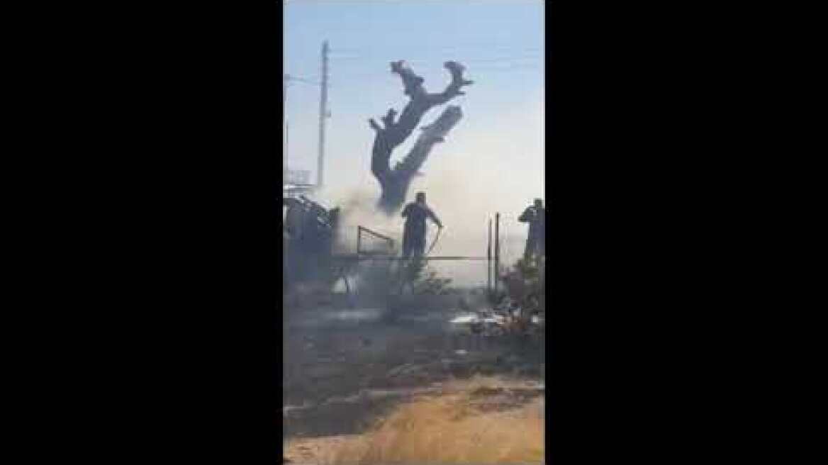 Μεγάλη φωτιά στην Αρτέμιδα