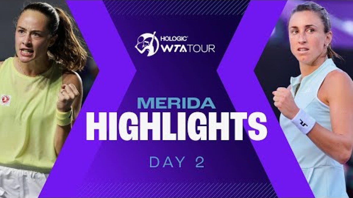 Kicking off Day 2 in Merida with Saville, Martic, Linette, and Sonmez | WTA Match Highlights