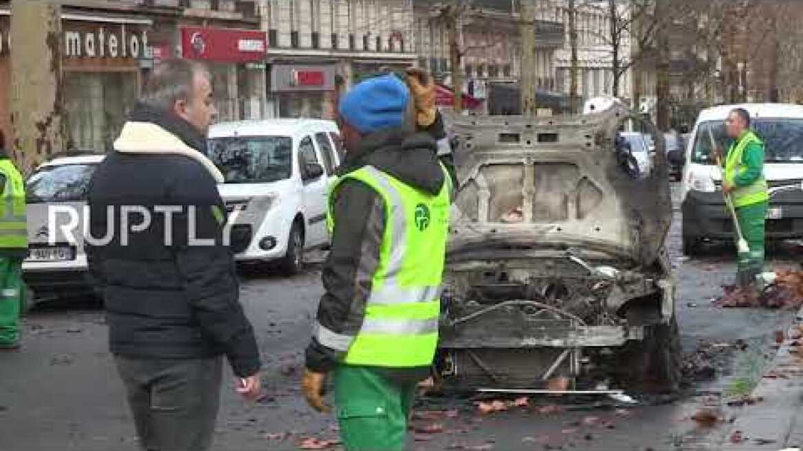 France: Cleanup efforts underway after 'Yellow Vest' clashes