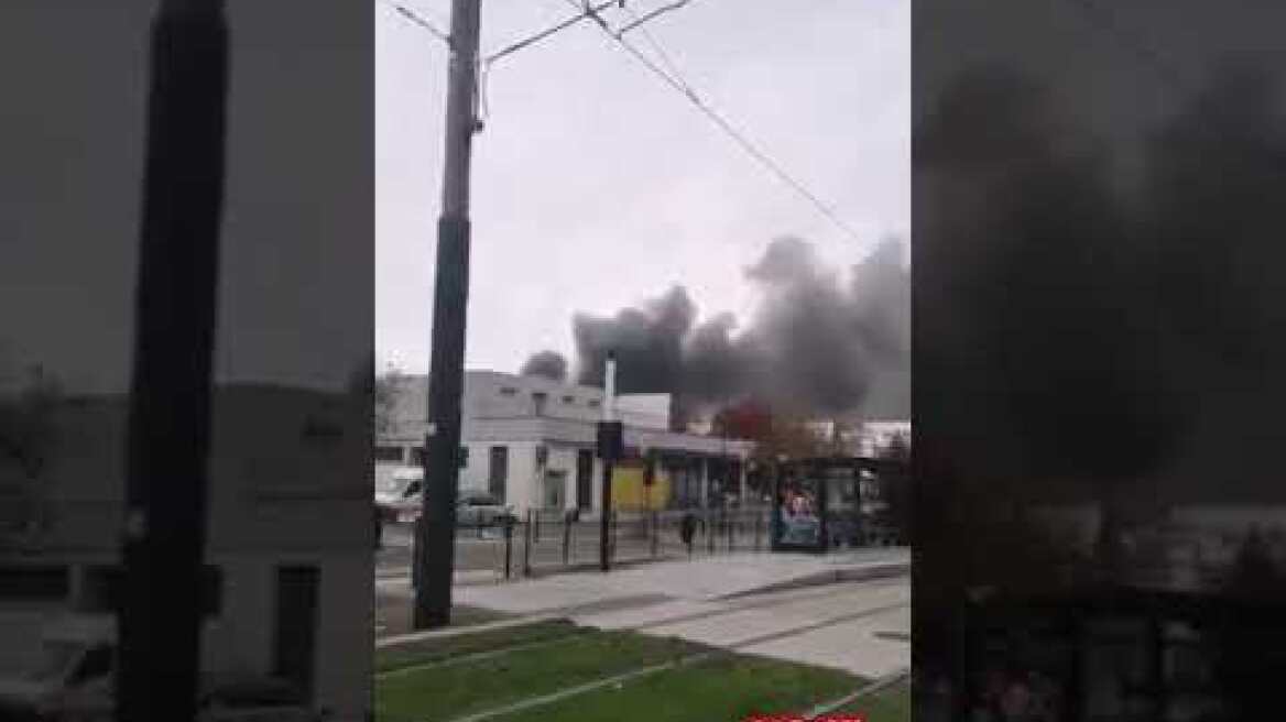 Incendie impressionnant au Havre