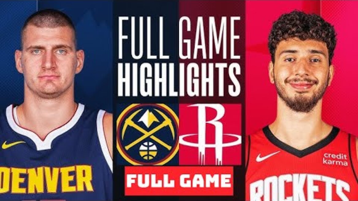 Denver Nuggets vs. Houston Rockets FULL Highlights HD | Dec 8, 2023 NBA Regular Season