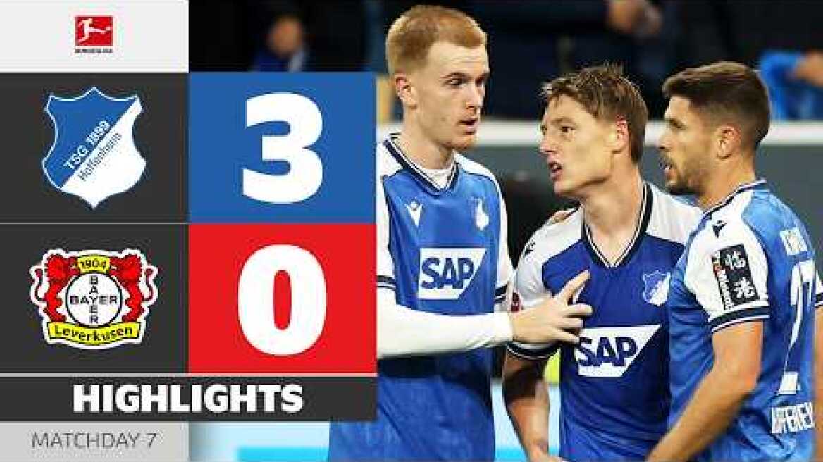 Matchwinner Gets RED CARD! | HOFFENHEIM - BAYER 04 LEVERKUSEN | Highlights | Matchday 7 – Bundesliga