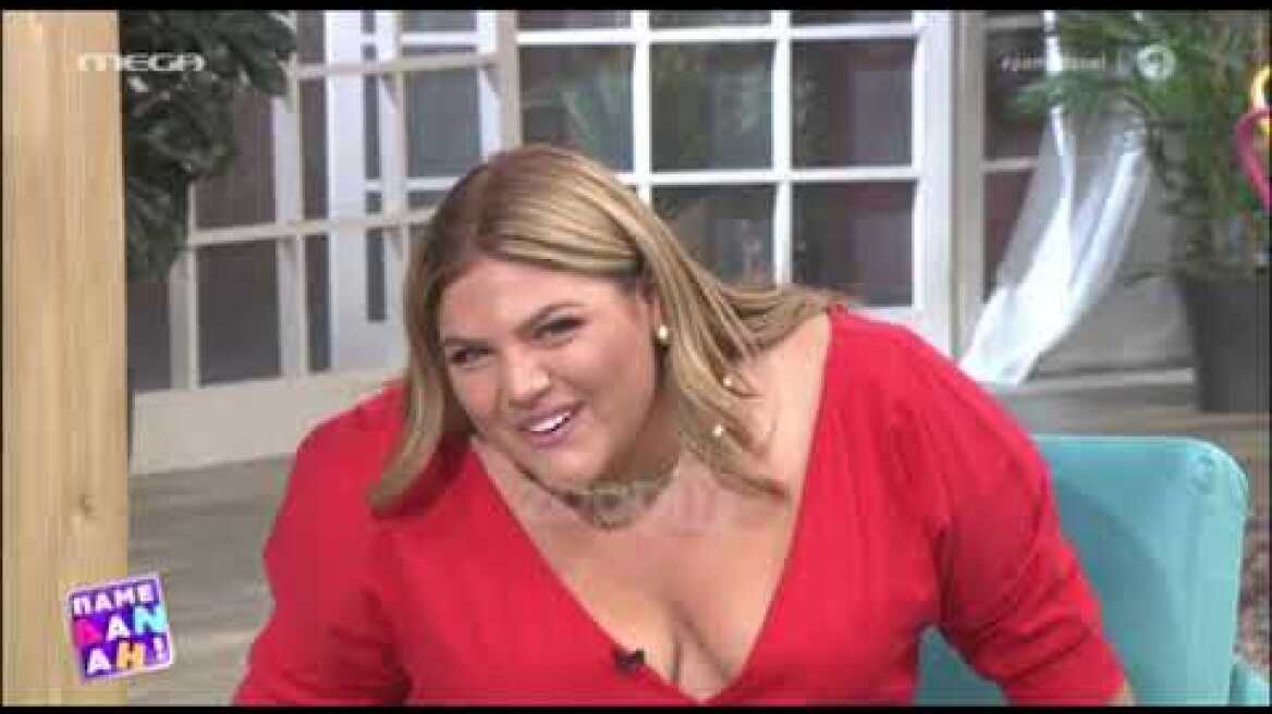 Η Δανάη Μπάρκα έκανε πρεμιέρα... από το Ρετιρέ του Mega στα κόκκινα