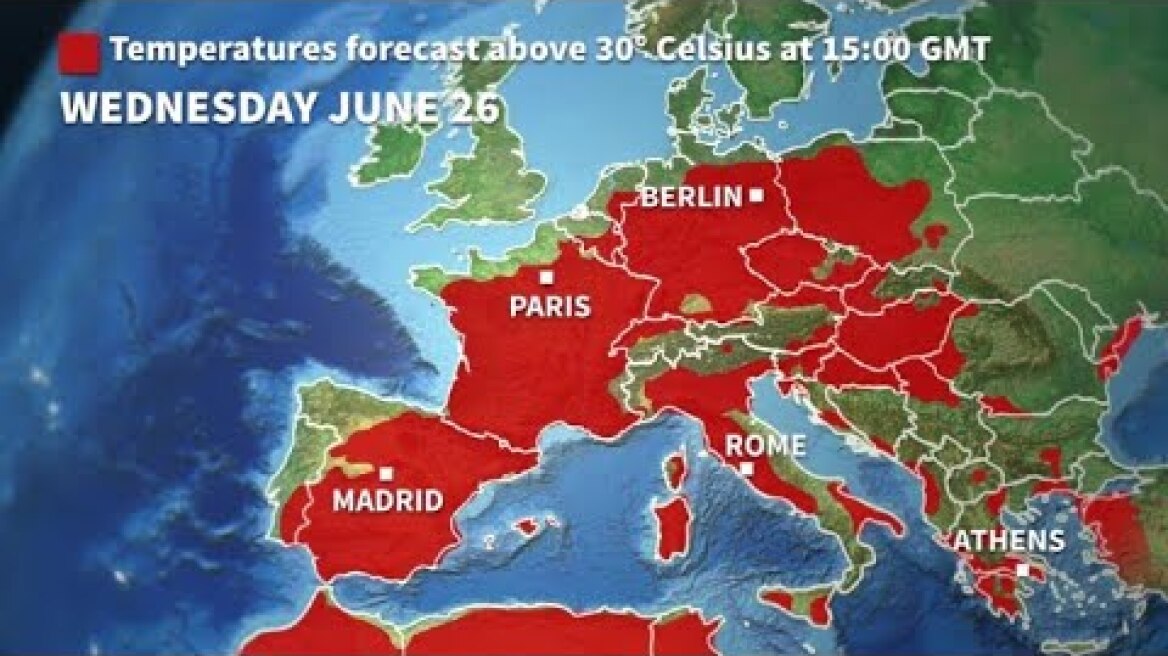 Europe heatwave | AFP Animé