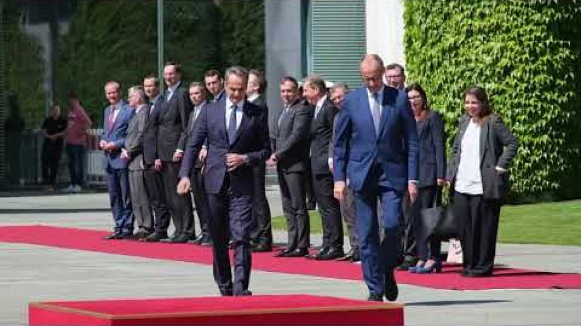 Συνάντηση Κ.Μητσοτάκη - Φ. Μετς στο Βερολίνο