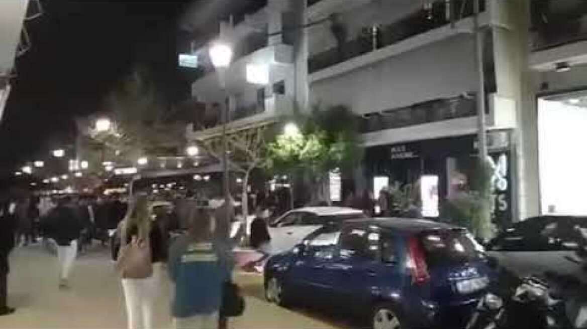 Απίστευτες εικόνες στο Περιστέρι